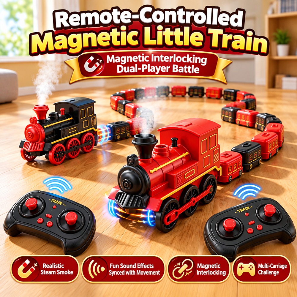 Remote Control Toys - 리모컨으로 조종하는 자석 기반의 귀여운 기차