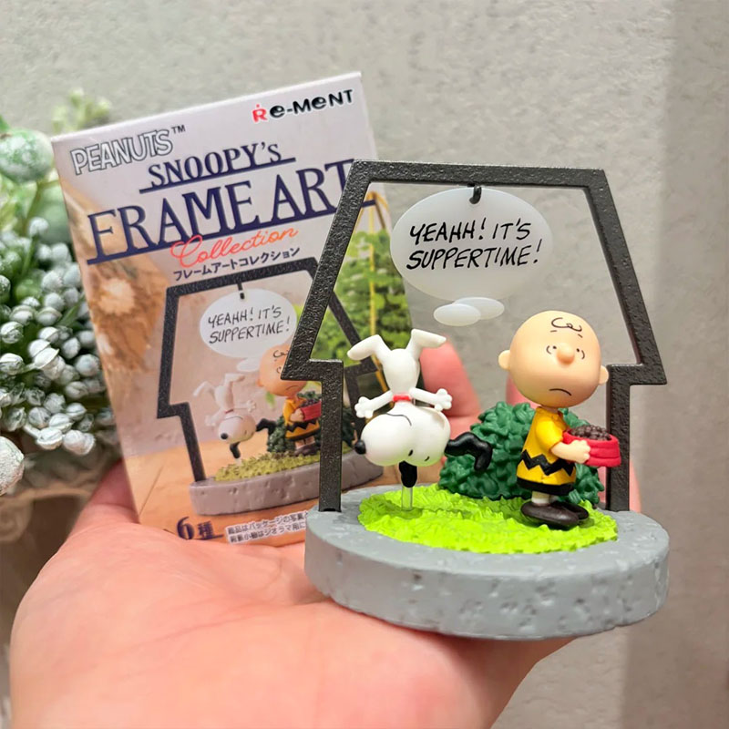Anime Action Figure Blind Box - 리멘트 피넛츠 스누피 프레임 아트 컬렉션