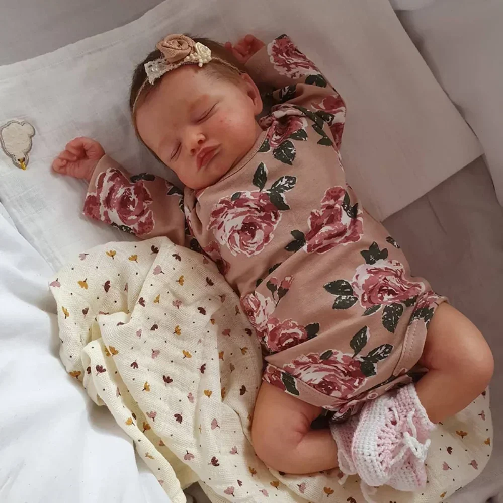 Reborn Baby Doll Silicone Realistic - 보이는 정맥이 있는 실물 같은 3D