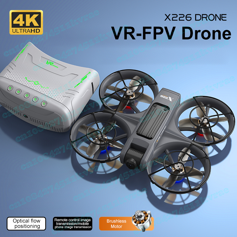 X226 VR FPV 드론 4K HD 듀얼 카메라 항공 - Fpv Brushless Rc Drone 4K 리뷰 및 가격