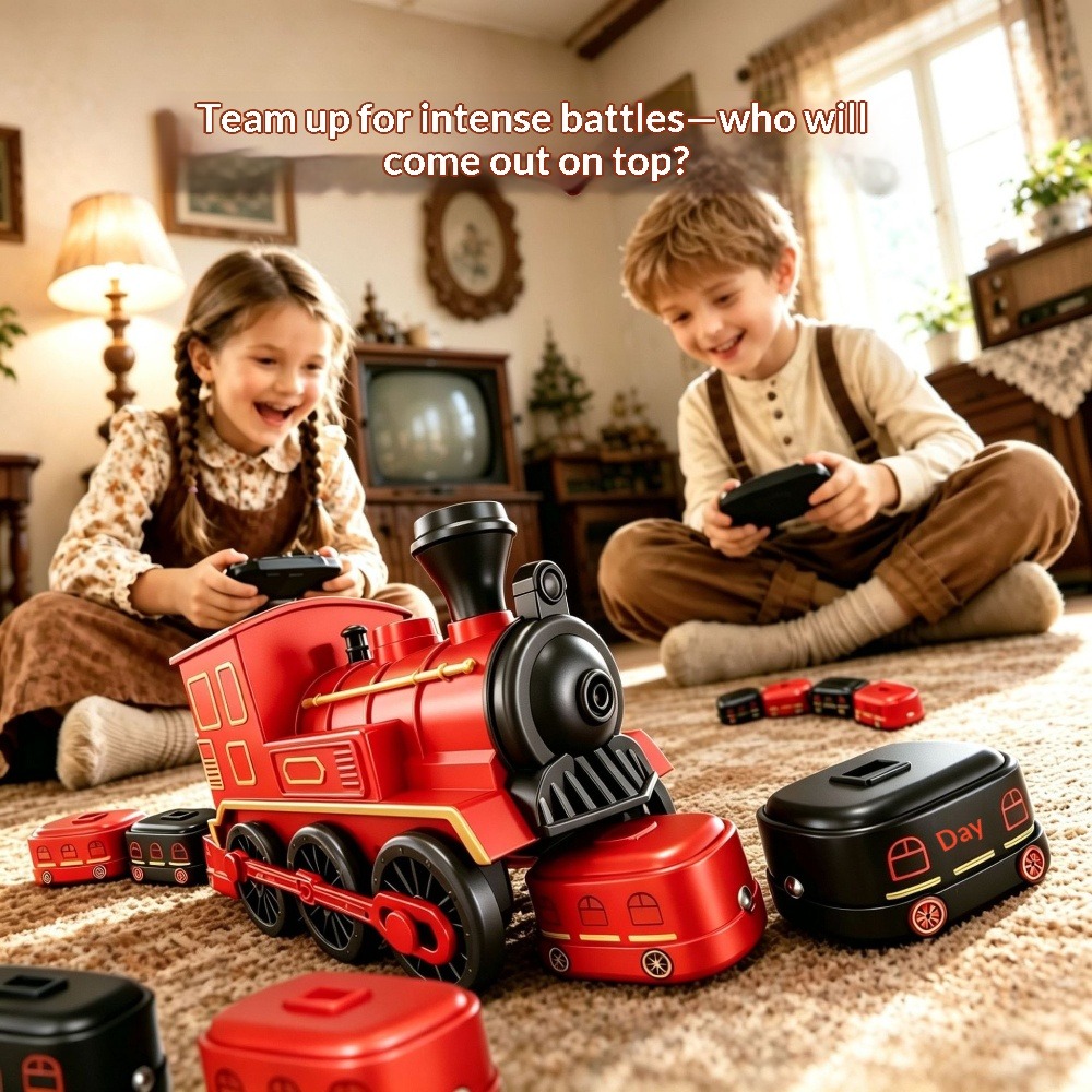 리모컨으로 조종하는 자석 기반의 귀여운 기차 장난감,  - Remote Control Toys 리뷰 및 가격