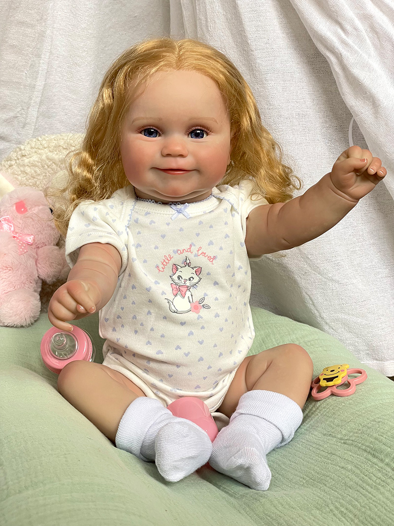 코켈라 50cm 실리콘 재질의 사실적인 신생아 리본 베 - Reborn Baby Doll Silicone Realistic 리뷰 및 가격