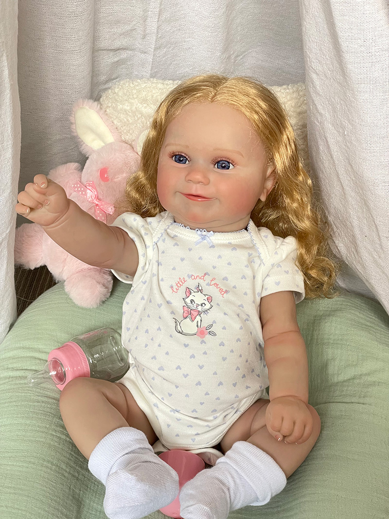 코켈라 50cm 실리콘 재질의 사실적인 신생아 리본 베 - Reborn Baby Doll Silicone Realistic 리뷰 및 가격
