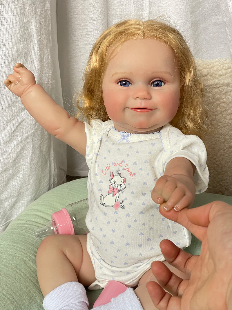 코켈라 50cm 실리콘 재질의 사실적인 신생아 리본 베 - Reborn Baby Doll Silicone Realistic 리뷰 및 가격